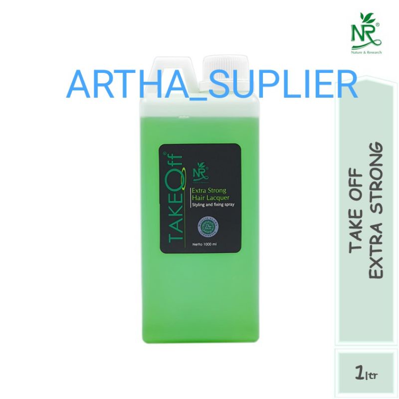 NR Take Off | Extra Strong Hair Lacquer 1000ml - For Hair Styling & Fixing Spray