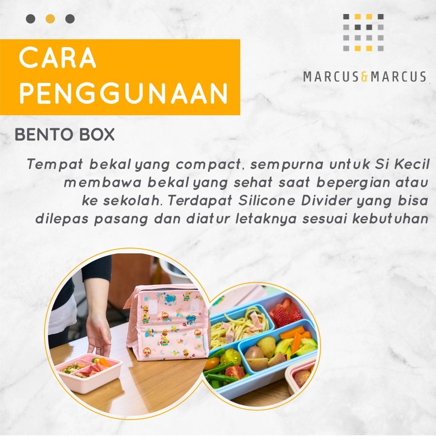 Marcus &amp; Marcus | Bento Box - Pink Tropical