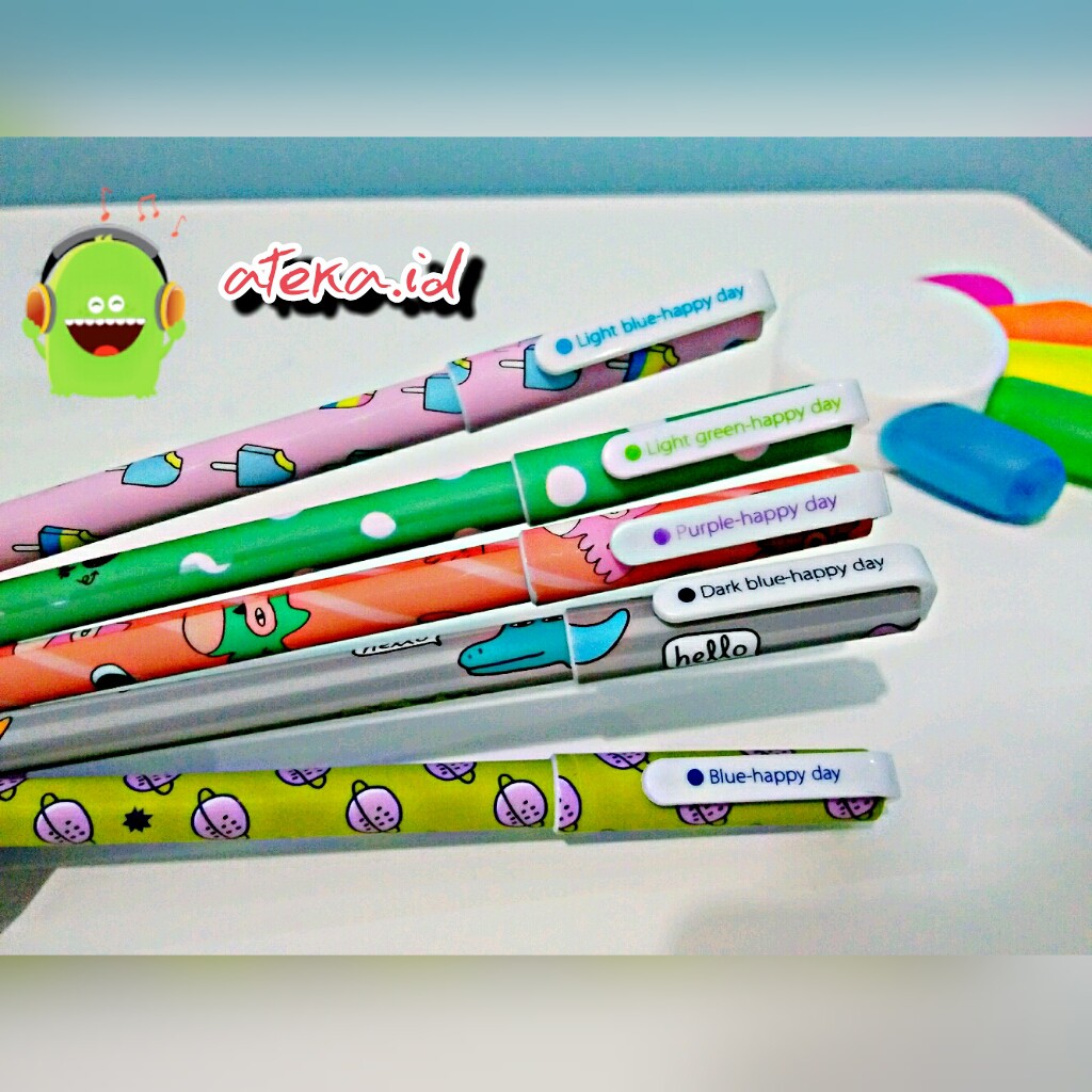 

Pulpen Gel Motif Lucu 1 Set 10 warna (Cray)