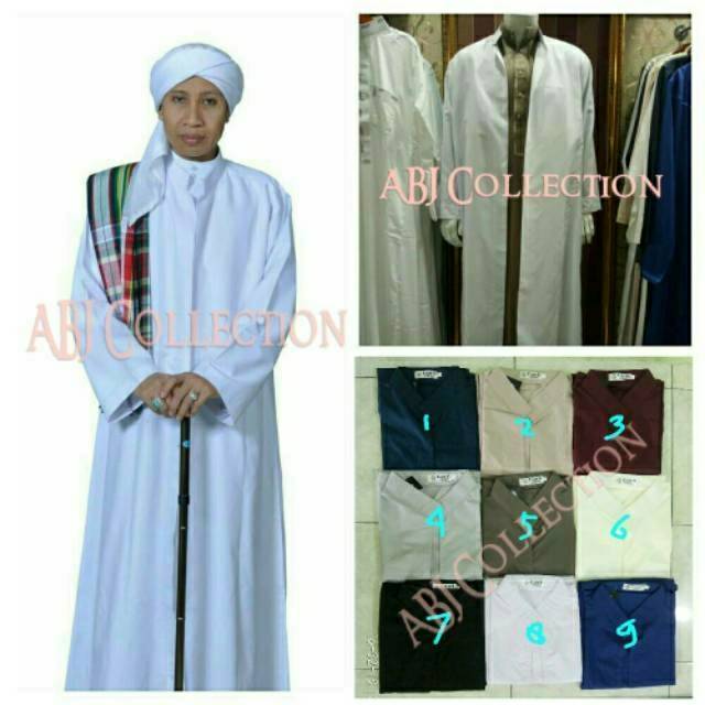 JUBAH SAUDI IKHWAN tob gamis arab pria dewasa warna s xxl 