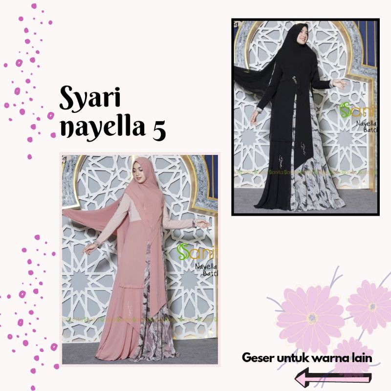 Syari nayella 5 by Sanita (SIAP KIRIM)