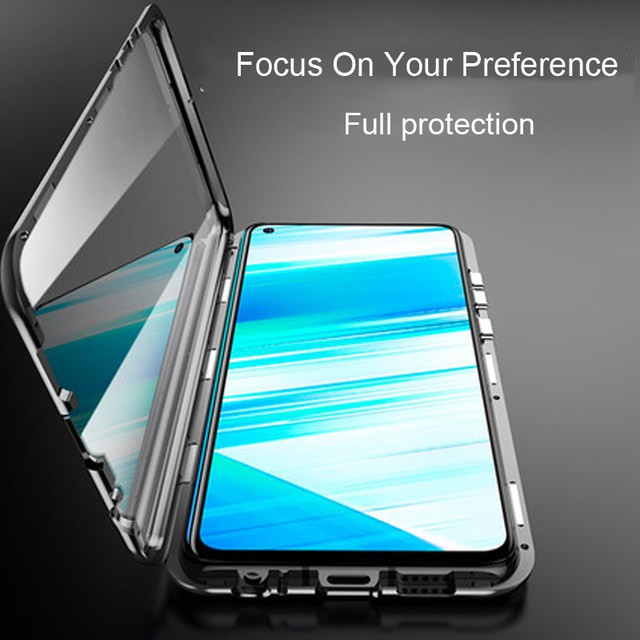 Vivo Z1 Pro Magnetic Case Tempered Glass Premium