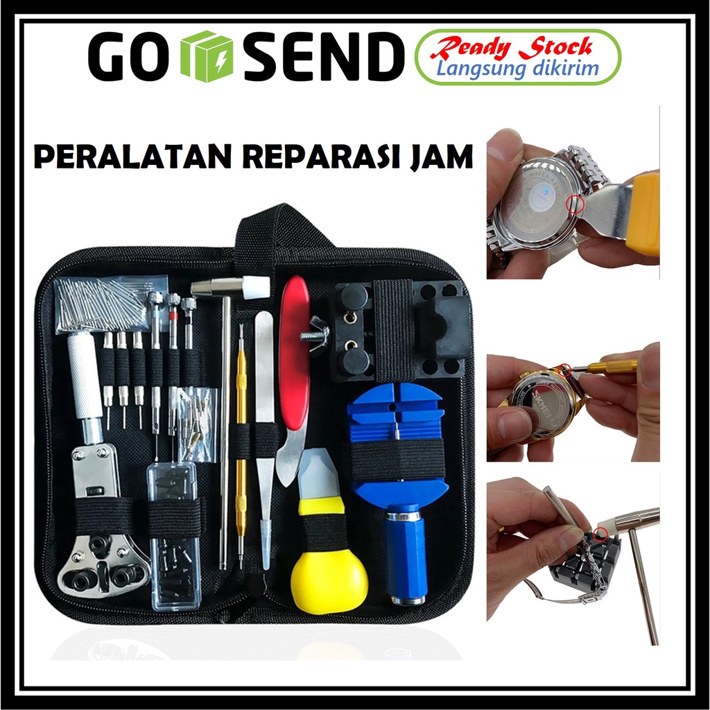 Jual Set Alat Reparasi Servis Service Jam Tangan Set Link Pin Opener