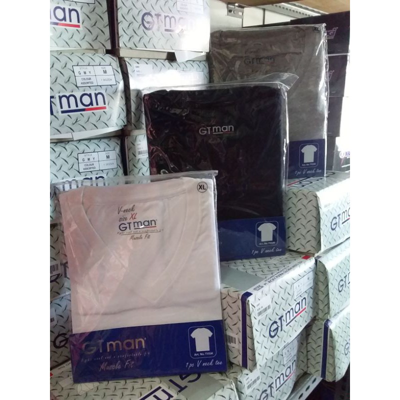 Kaos Oblong pria Gt man TVSM leher V