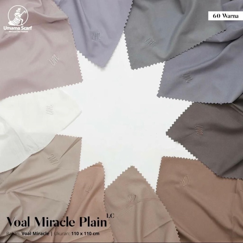 SEGIEMPAT VOAL MIRACLE LC ORIGINAL UMAMA SCARF(STANDART)