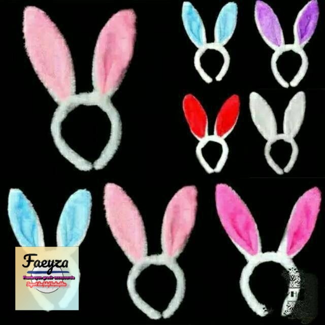 Bando kelinci 6 PCS /bando bulu /bando bunny