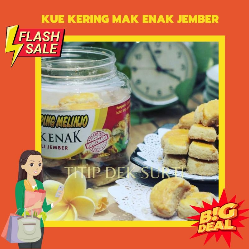 

Kue Emping Melinjo Mak Enak asli Jember 600gr