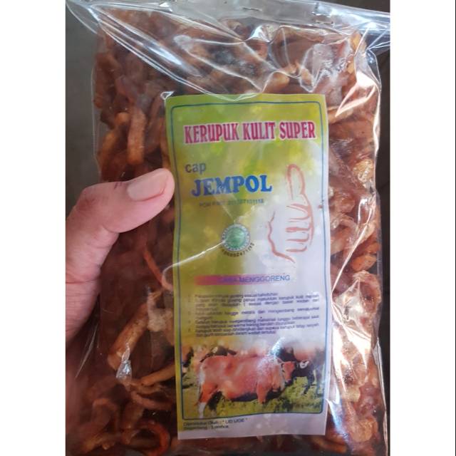 

Kerupuk Kulit Sapi Mentah Super Khas Lombok Cap "JEMPOL" 1/2 kg Stik 100% Original Kulit Sapi Halal