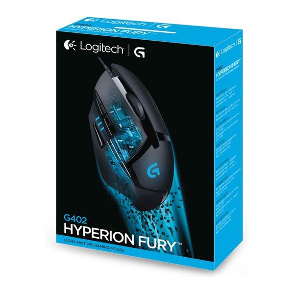 Mouse Logitech G402 Hyperion Fury FPS - Gaming - Ultra Fast - Garansi