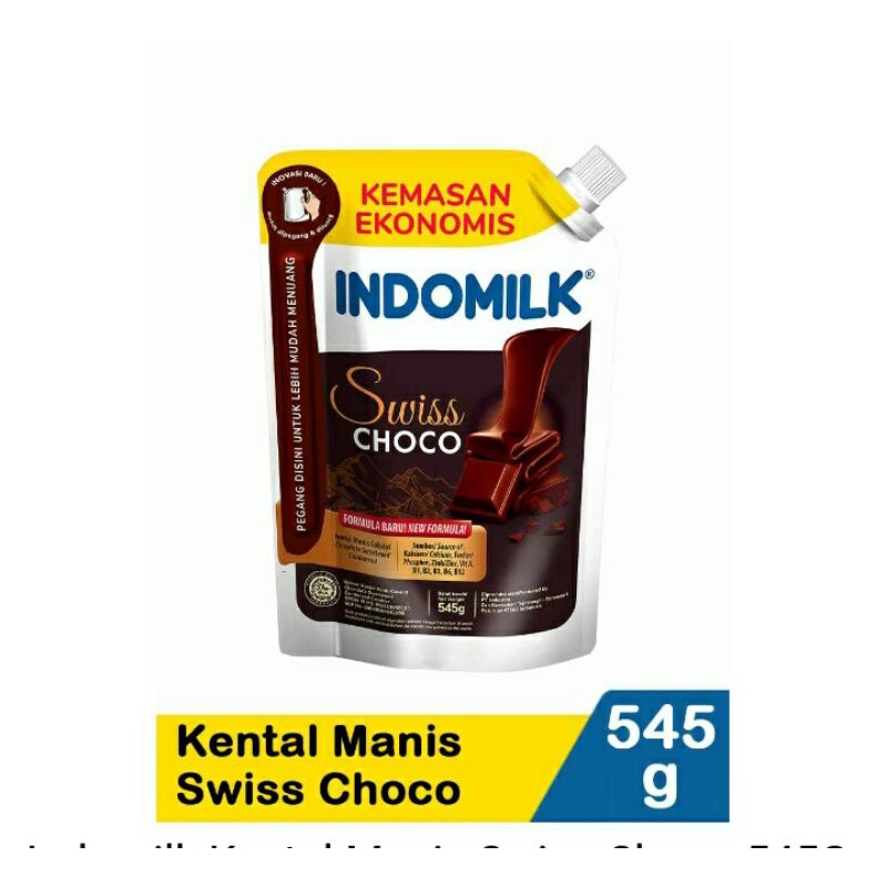 

Indomilk Kental Manis Swiss Choco 545G