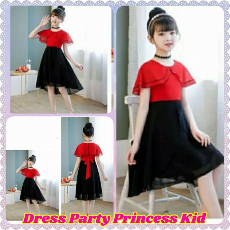Baju Anak Perempuan-Dress Anak Party Princess Usia 7 8 9 10 Tahun-Dress Anak Pesta,Casual Korea New