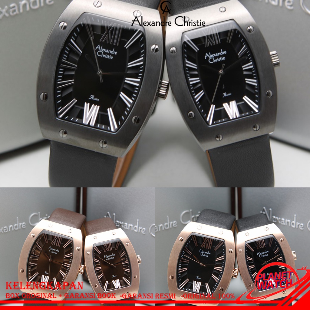 ALEXANDRE CHRISTIE COUPLE ORIGINAL JAM TANGAN ALEXANDRE CHRISTIE COUPLE JAM ALEXANDER CRISTIE 8650 J