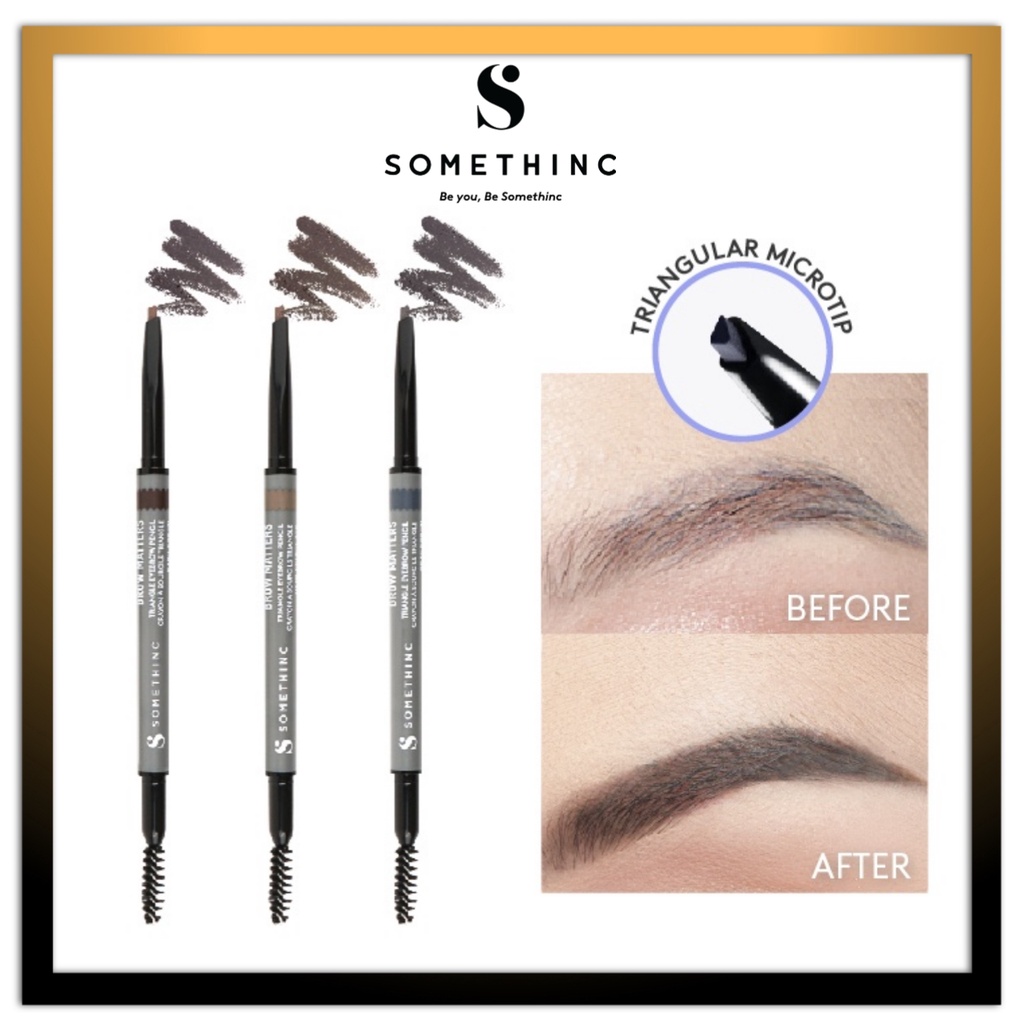 Somethinc Brow Matters Rectable Triangle Eyebrow - Pensil alis tahan air Somethinc