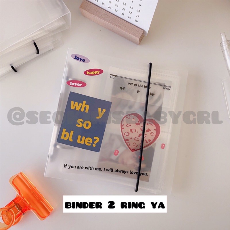 Binder Mini Photocard BTS MPC PC 2Ring termasuk isi 2P album a6 2 Pocket Kolbuk hybe enha txt