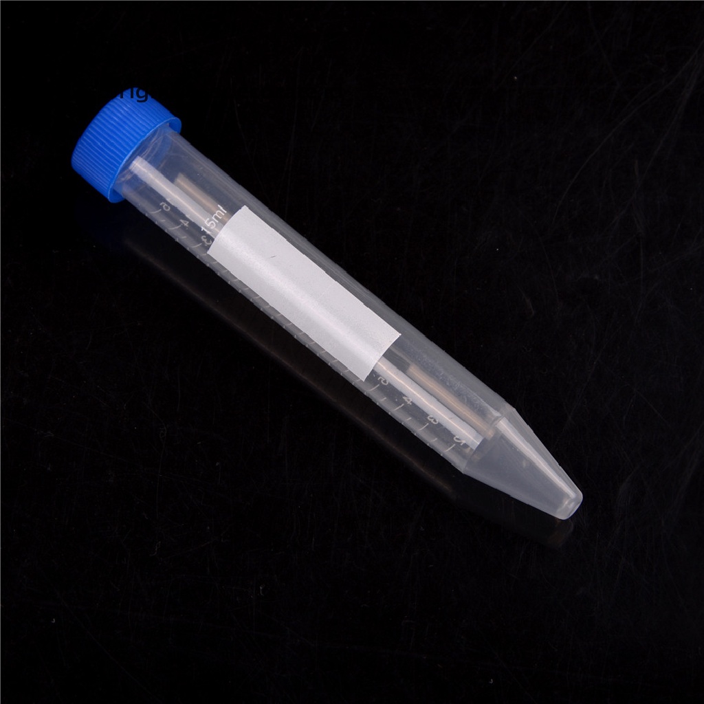 10pcs Tabung Reaksi Sentrifugal Bahan Plastik Ukuran 15ml