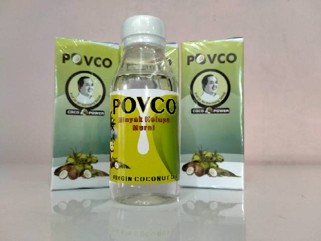 POVCO Natural / Mint  120 ml Virgin Coconut Oil Detox Herbal Diet Keto Minyak Kelapa by vdcollection