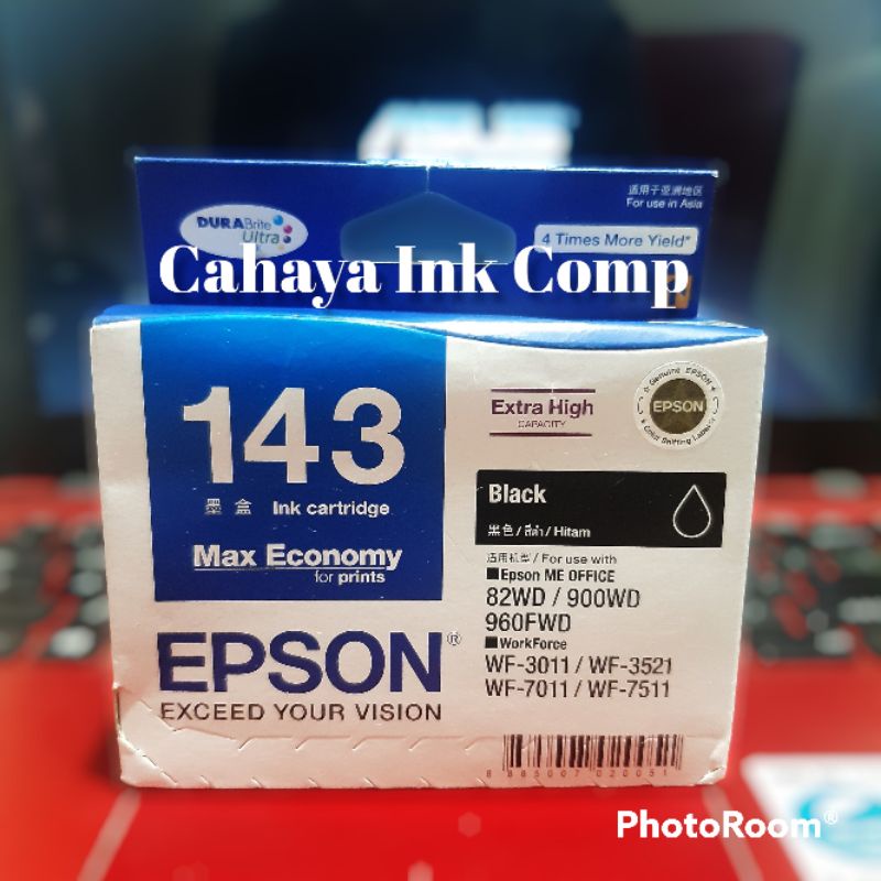 Jual Tinta Epson 143 Black Original For Wf3011 Shopee Indonesia 8302