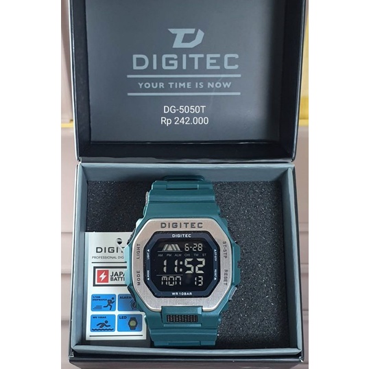 Jam Tangan Pria Digital Digitec Original DG-5050T Tahan Air Garansi Resmi Digitec Gratis Ongkir COD