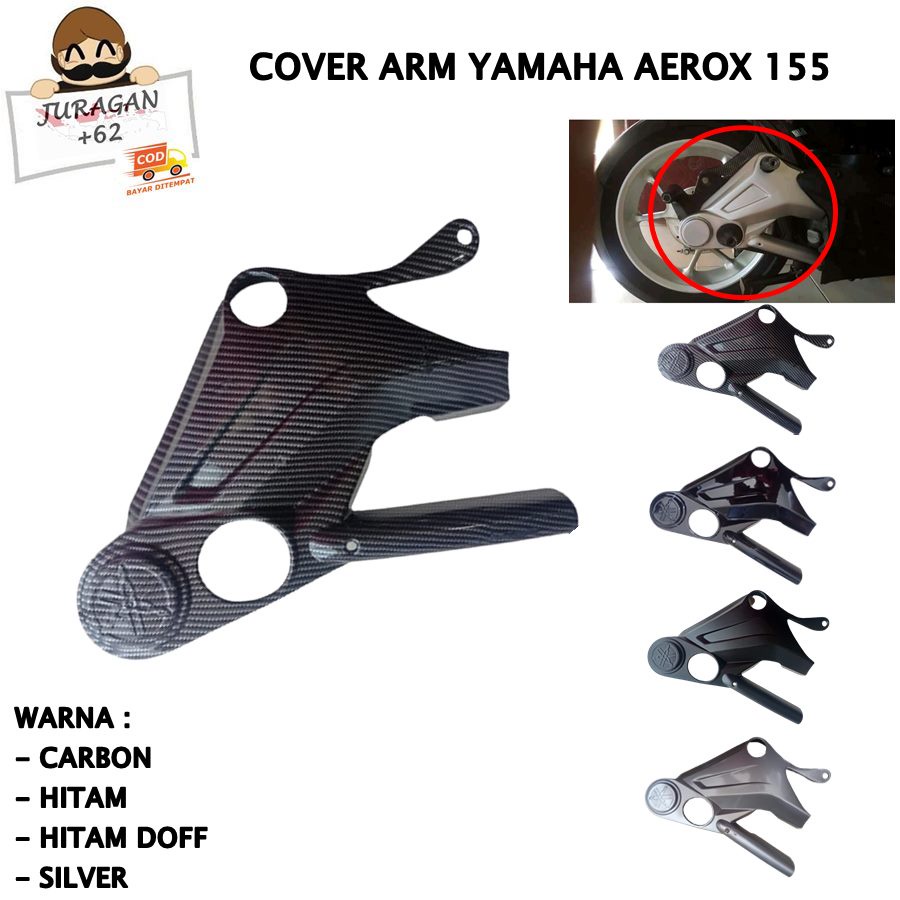 COVER TUTUP SWING ARM AEROX 155 LEXI SWINGARM