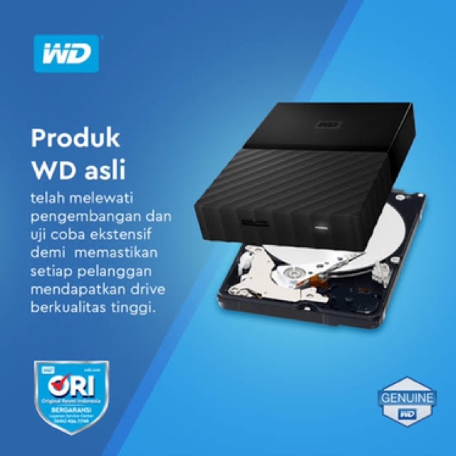 WD Elements / Element 1TB / 2TB / 4TB / 5TB - External Hardisk HDD - Garansi Resmi