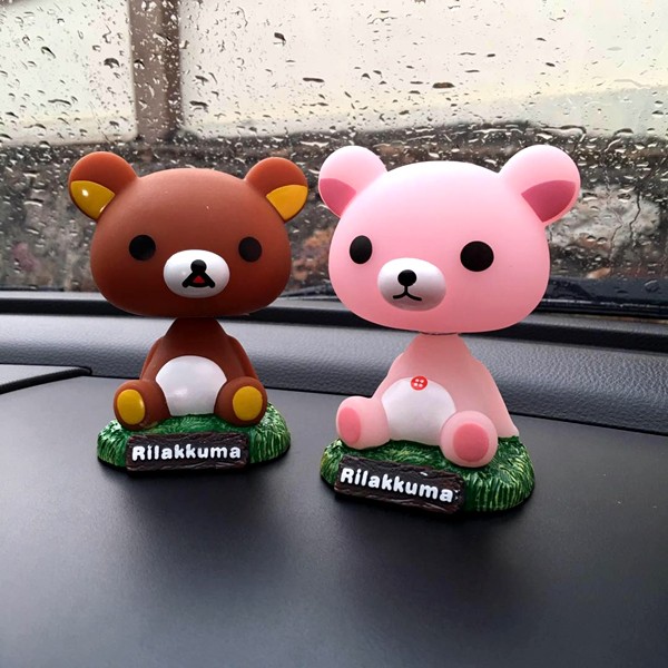 Boneka Figure Miniatur Pajangan Mobil Rilakuma