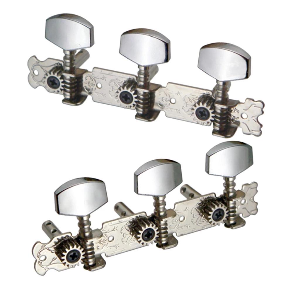 [Elegan] Tuning Pasak Aksesoris Gitar Logam Klasik Instrumen Senar Bagian Gitar Tuner Kunci Bagian