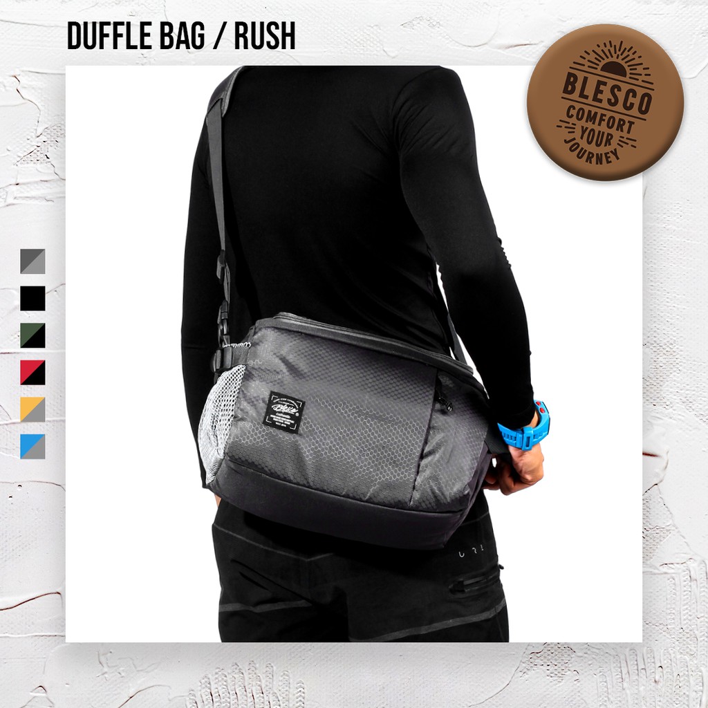 Tas Olahraga Gym Tas Fitness Warna Grey - Blesco Rush