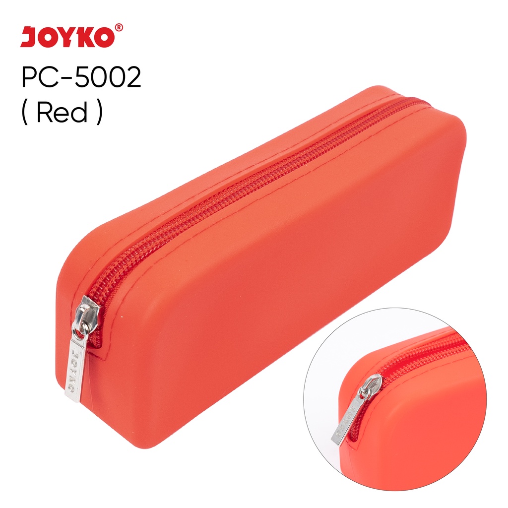 Pencil Case Kotak Tempat Pensil Joyko PC-5002-Red