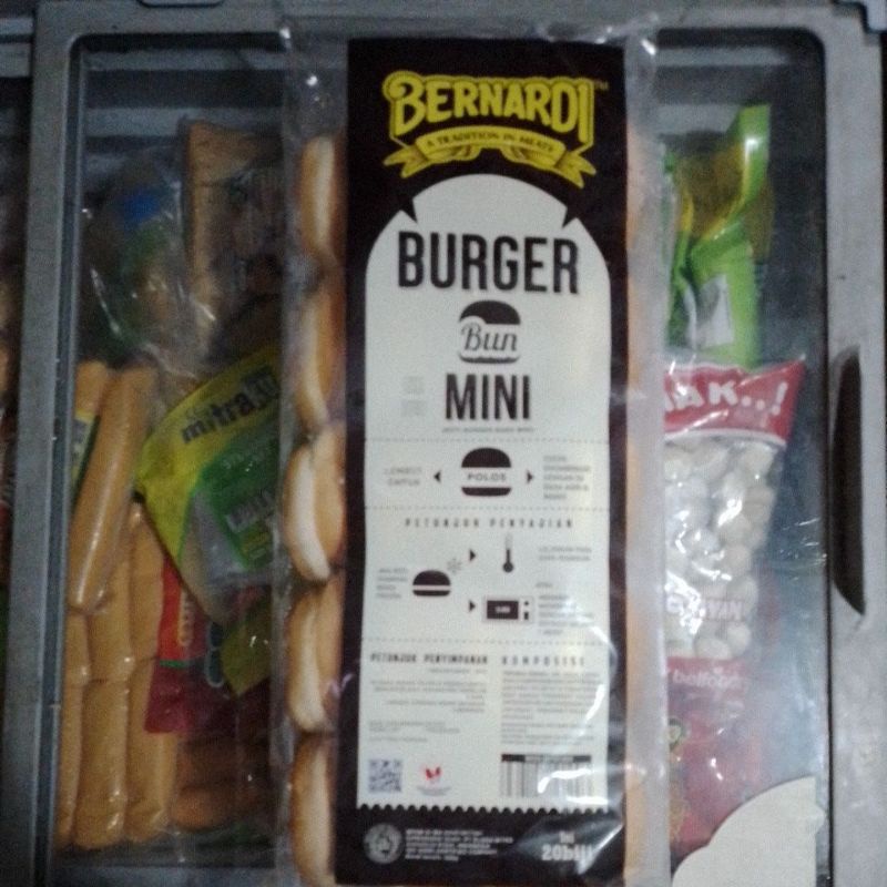 

Bernardi Roti Burger Mini isi 20 pcs