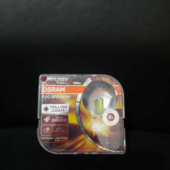 OSRAM FOG BREAKER H11 12V 55W original lampu kabut kuning