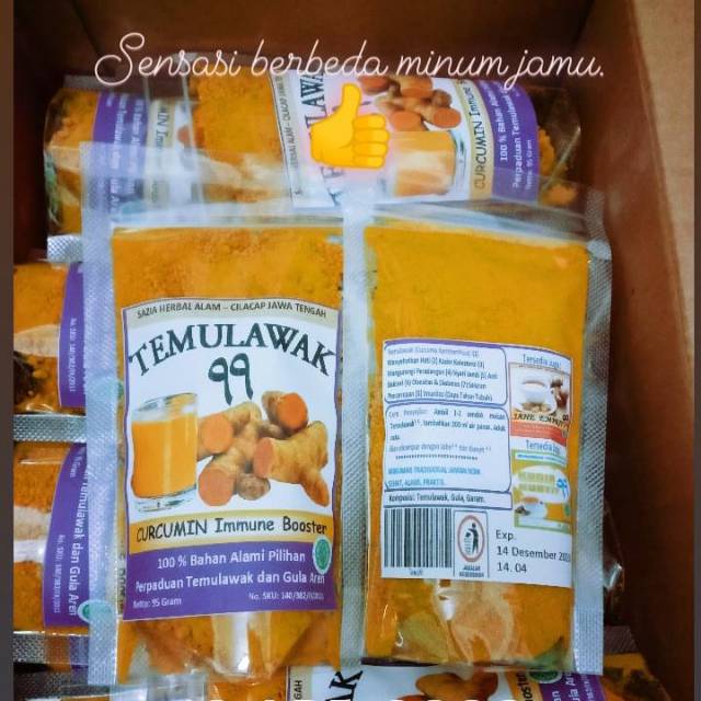 

Temulawak Curcumin Immune booster 95gr