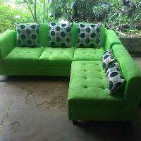 Barang Unik Termurah 3 5 2 <br />Toko Perlengkapan Rumah SOFA L MODERN TERMURAH LANGSUNG DARI PENGRAJIN TANPA MEJA 