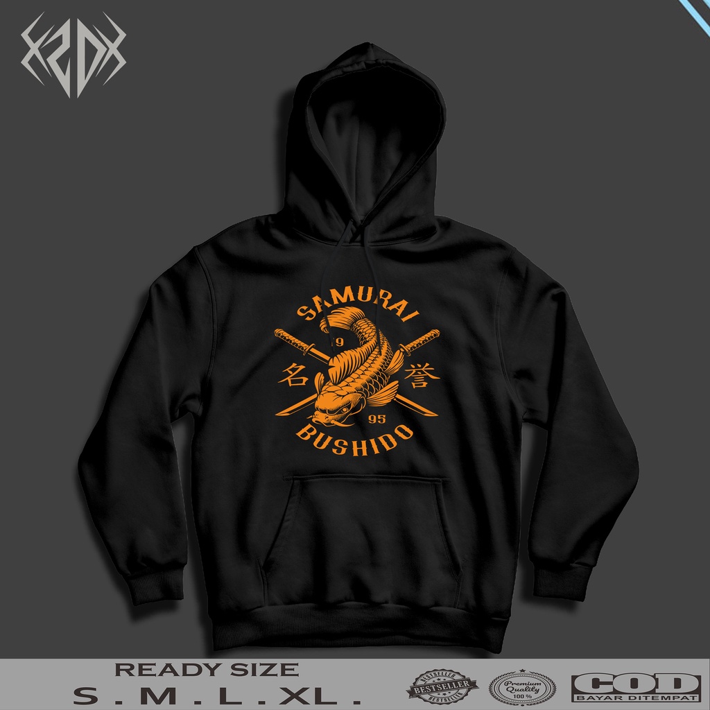 JAKET HODDIE BUSHIDO / JAKET PRIA / HOODIE PRIA / JAKET KEREN