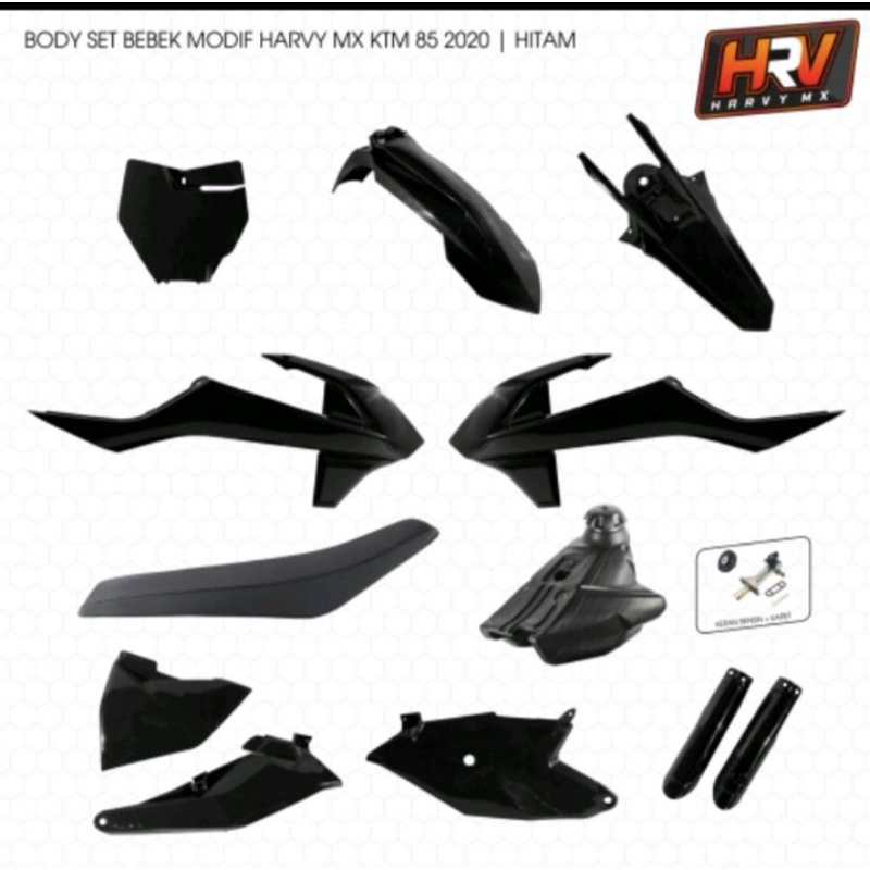 Body Set KTM 85 new 2021 cover body set KTM bebek Modi standar custom YZ body set trail supermoto