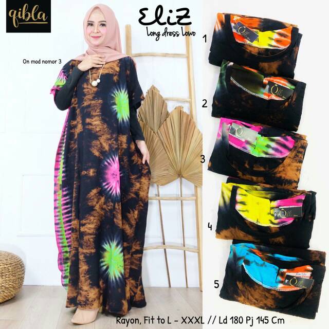 Eliz long dress lowo by qibla