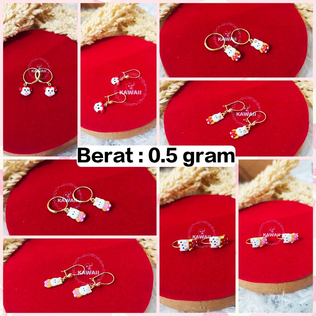 Anting Anak Karakter 0.5 Gram Emas Muda