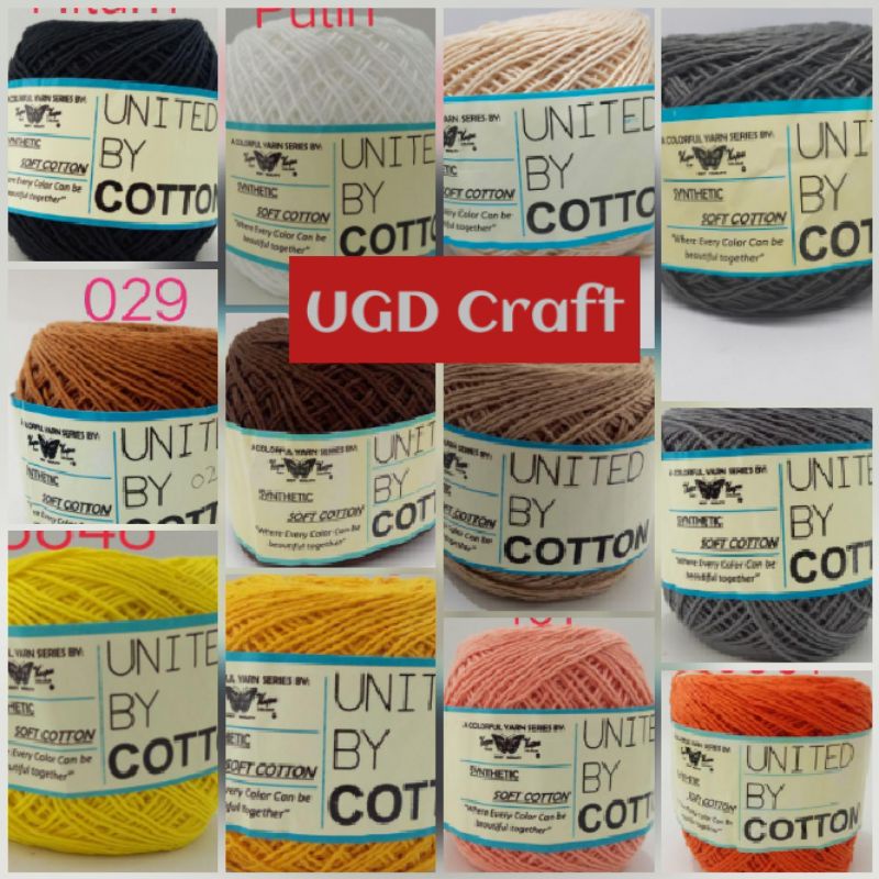 Benang Rajut Soft Katun United / Soft Cotton 100gr