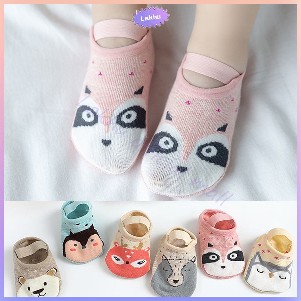 Lakhu kaus kaki bayi anti slip /socks baby kids lucu kaos kaki bayi anak cute