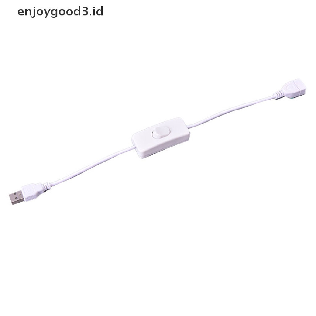 Kabel Extension Usb 28cm Dengan Saklar On / Off Untuk Lampu Usb