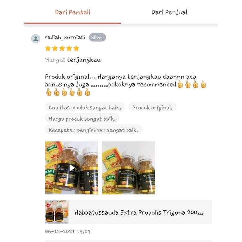 Habbatussauda Extra Propolis Trigona BOS 200 Kapsul Suplemen Kesehatan | Jinten Hitam | ORIGINAL | 3IN 1 Trigona