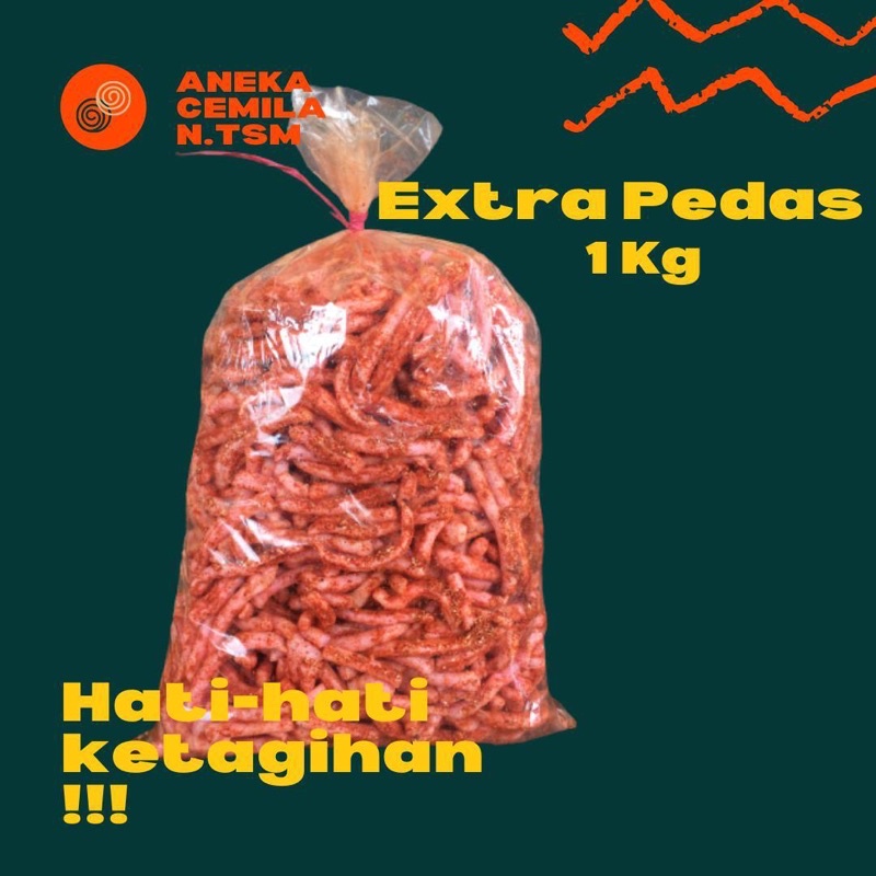 

KERUPUK CUBIT-CUBITAN EXTRA PEDAS UKURAN 1KG
