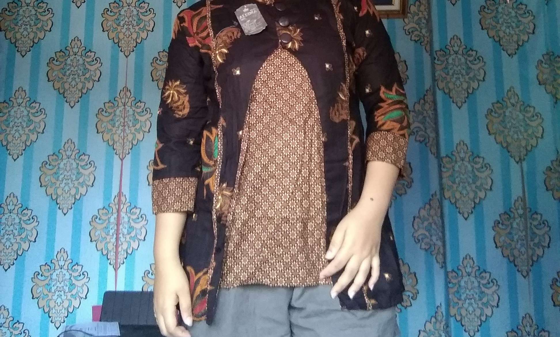 Blus Sogan Davina Atasan Baju Batik Wanita Kekinian