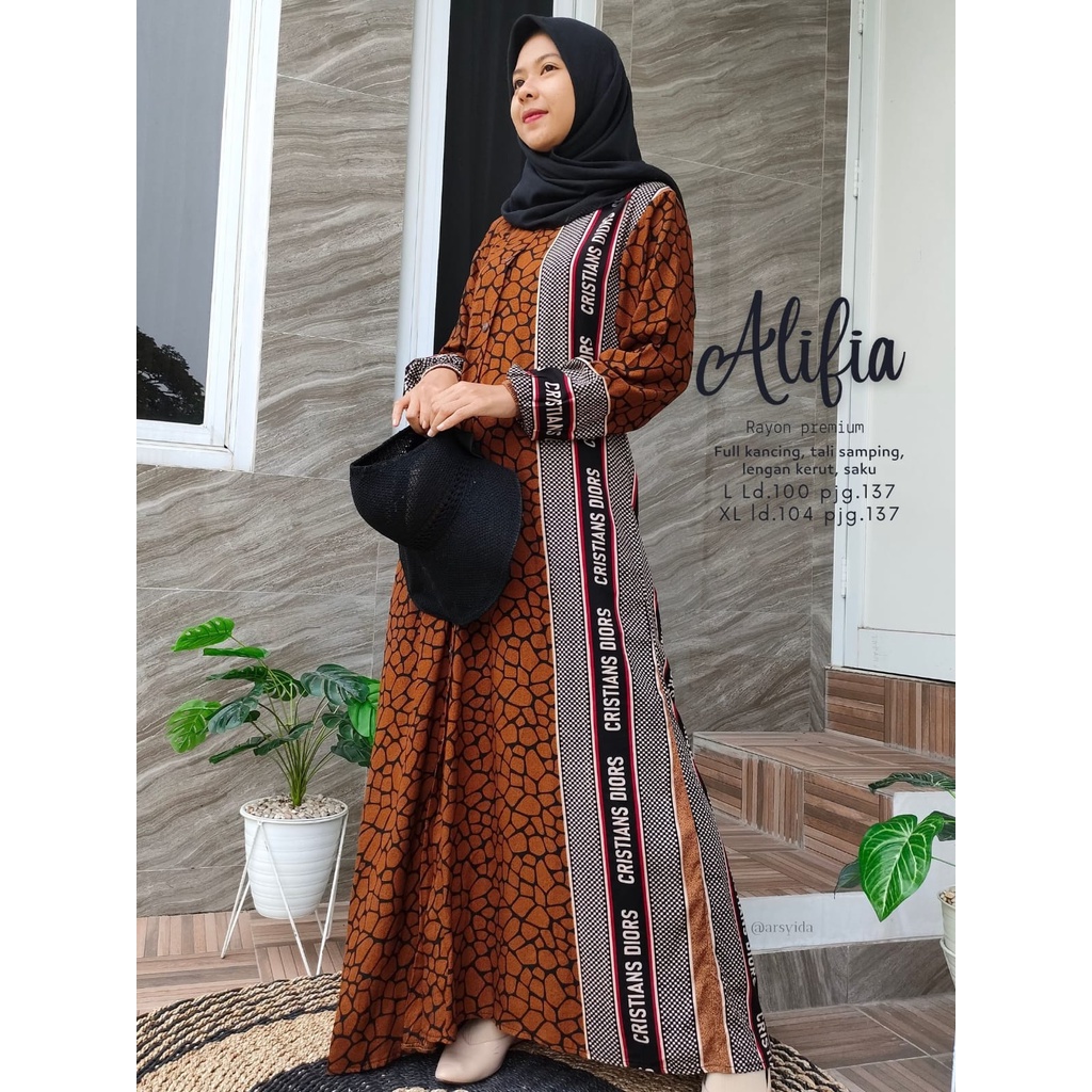 Gamis Rayon Etnik Size S M L XL XX/ Gamis Rayon Lembut