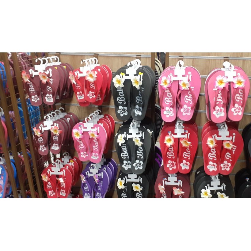 SANDAL BUNGA JEPUN BALI/ SANDAL MOTE BUNGA/ SANDAL JEPIT BALI