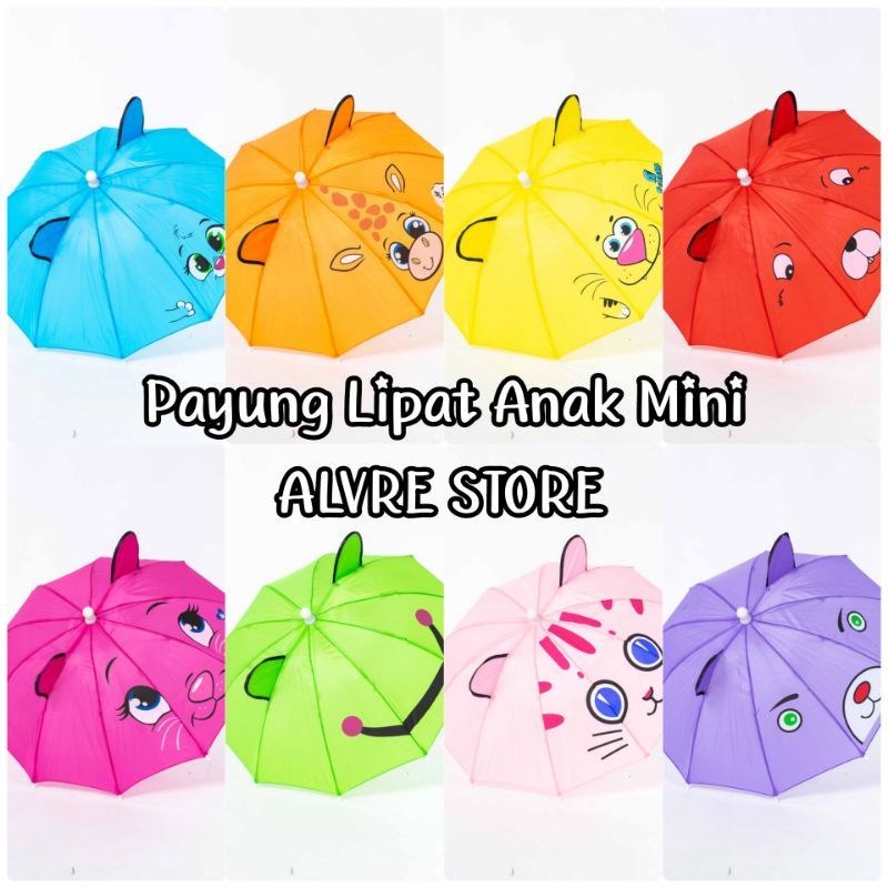 Payung Lipat Mini Kuping/Payung Mainan Anak/Payung Anak Kuping/Payung Anak Murah/Payung Lucu Kuping