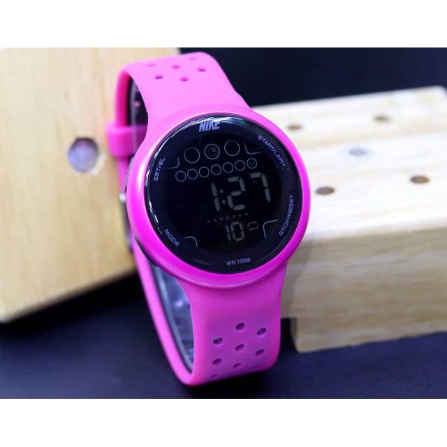 jam tangan nike digital bulat 4cm