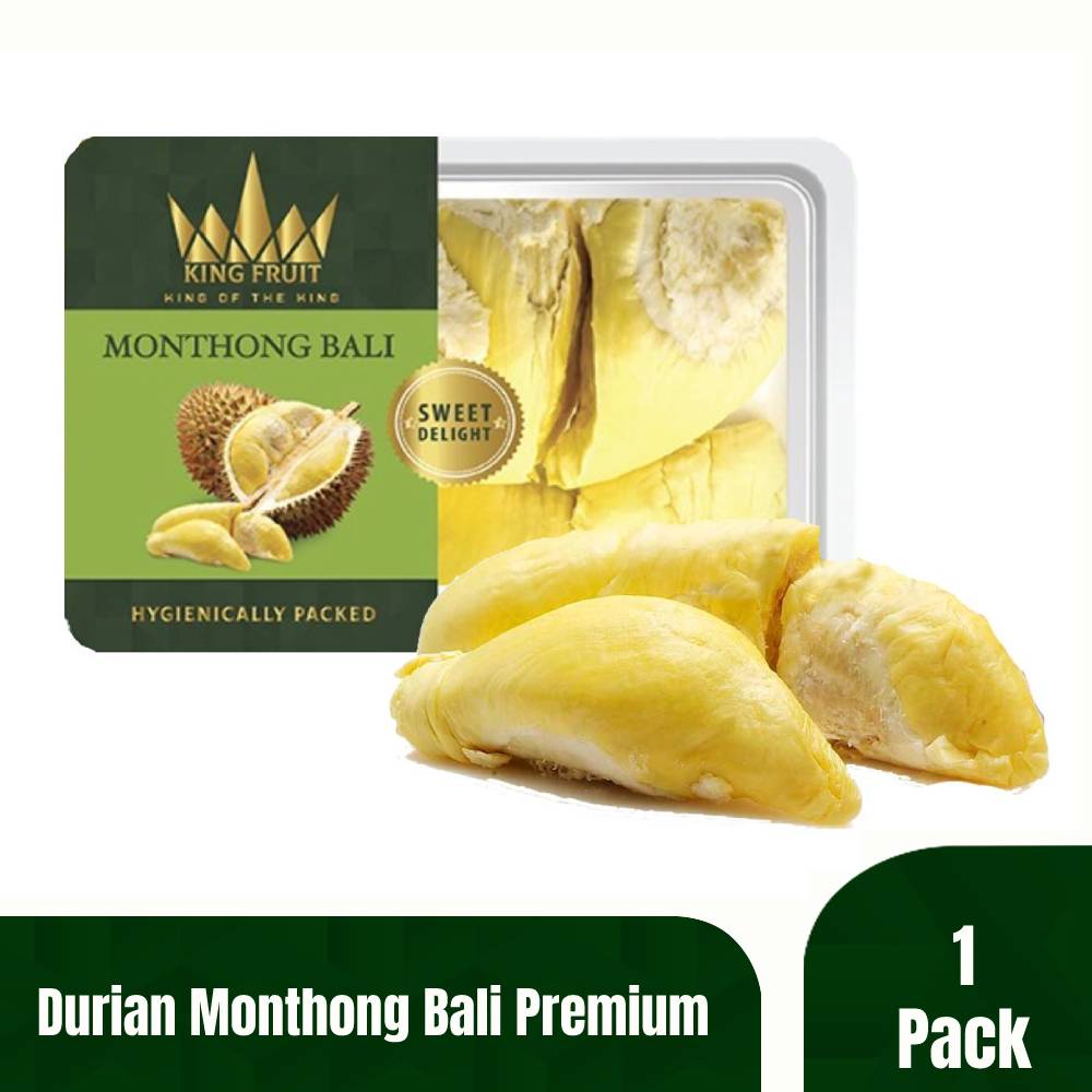 

King Fruit Durian Monthong Bali Premium Duren 500 Gram Durian Kupas