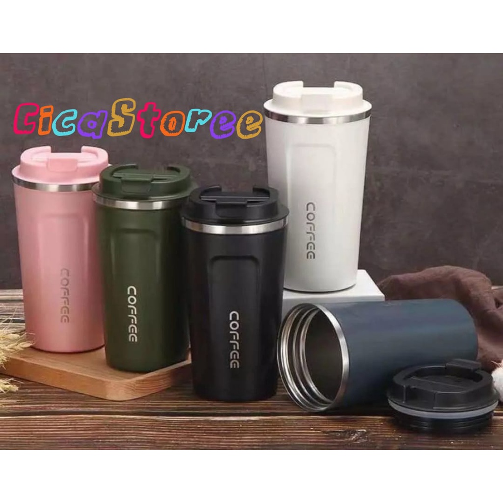 New Bestseller Termos Mug Coffe 510ML / Termos Gelas Mug Coffe Stainless Cangkir Coffe 510ml Tumblr