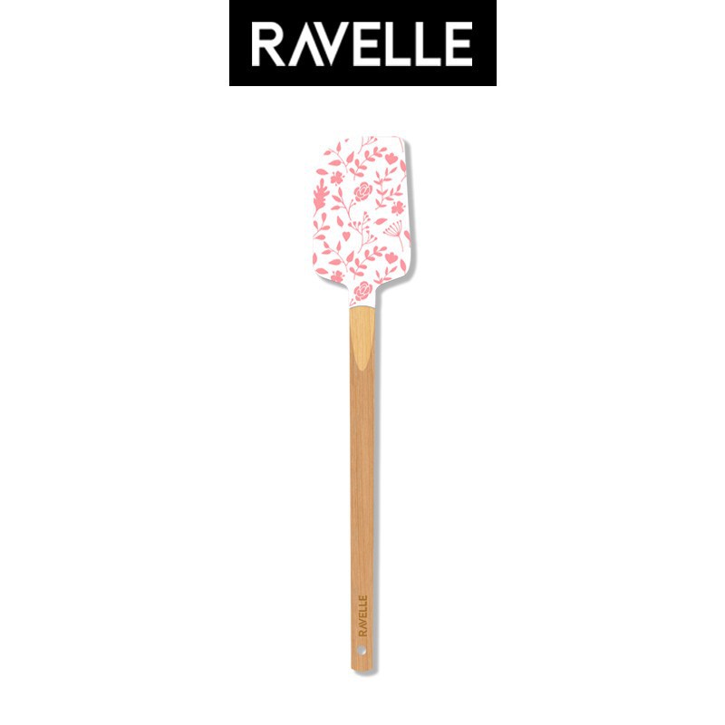 Ravelle Flower Sutil Set 2Pcs Peralatan Masak Sutil Spatula Silikon