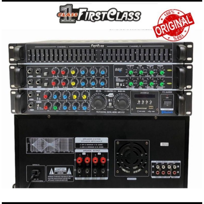 Power amplifier karaoke firstclass fc a4000 bluetooth